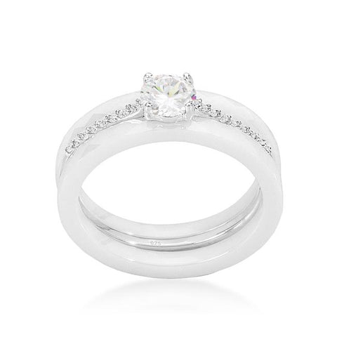 Three Ring Ceramic Set White - R08425RS-V01