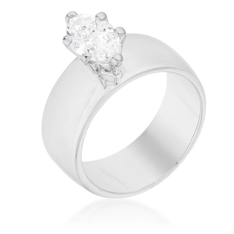 Solitaire Marquise Engagement Ring - R08446R-C01