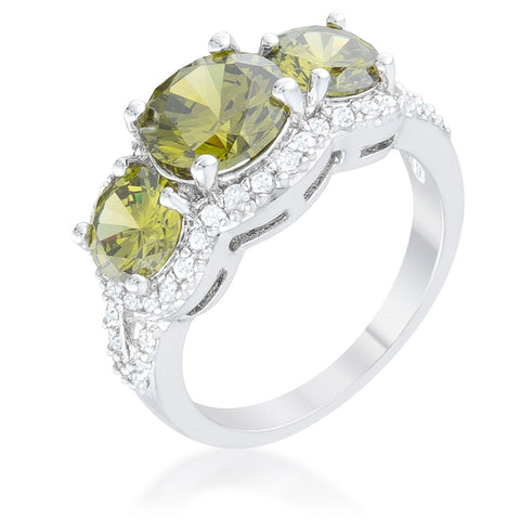 Olive Classic Trio Ring - R08450R-C42