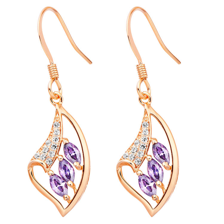 Rose Gold Earrings LSR182