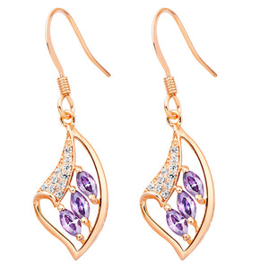 Rose Gold Earrings LSR182