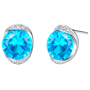 White Gold Earrings LSR192