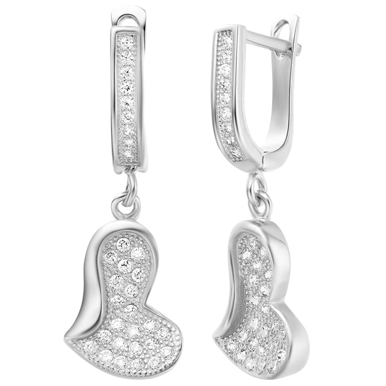 White Gold Earrings LSR211