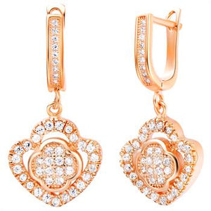 Rose Gold Earrings LSR214