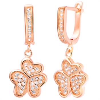 Rose Gold Earrings LSR216