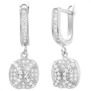 White Gold Earrings LSR231