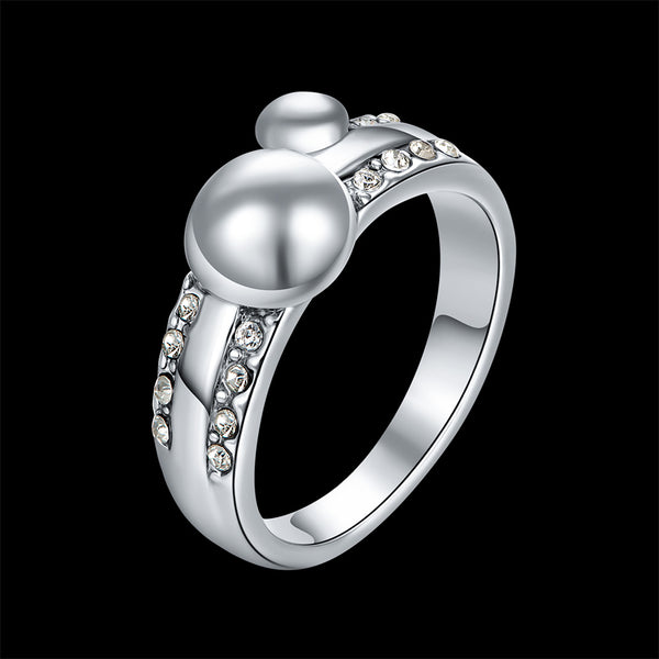 White Gold Ring LSR257