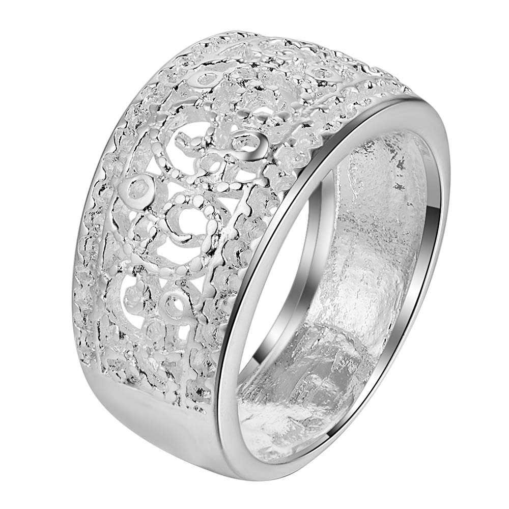 Lucky Silver - Silver Designer Filigree Ring - LOCAL STOCK - LSR268-6