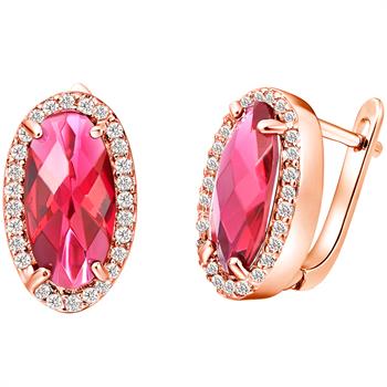 Rose Gold Earrings LSR272