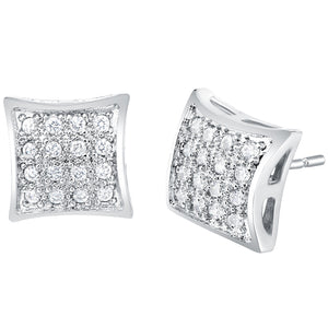 White Gold Earrings LSR295