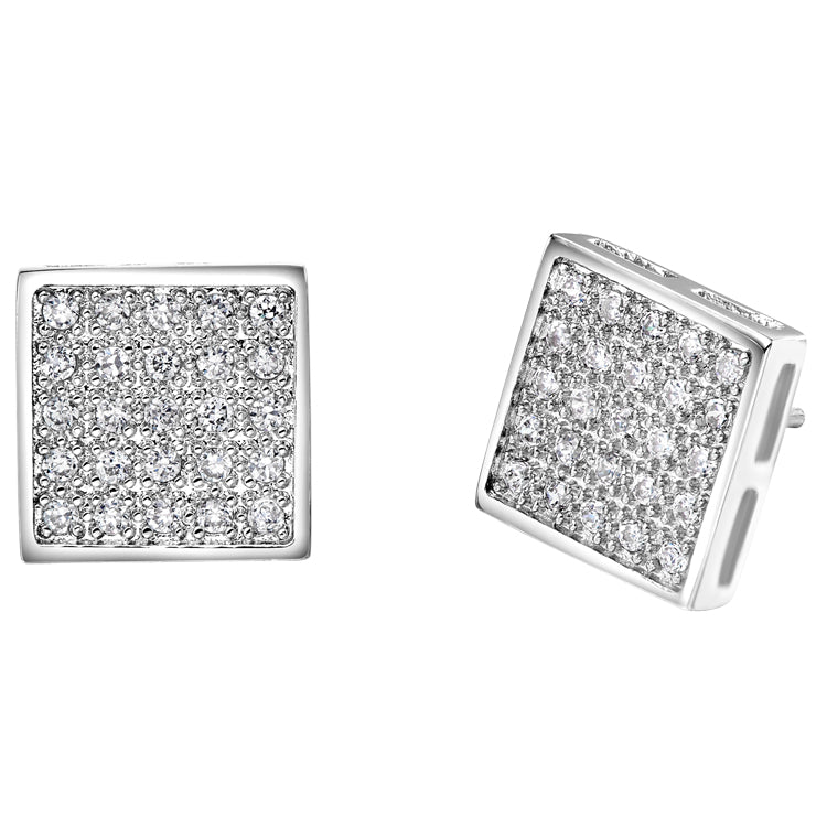 White Gold Earrings LSR296