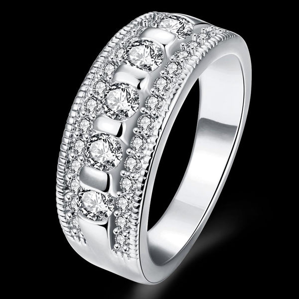 White Gold Ring LSR318-A