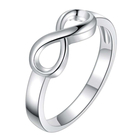 Lucky Silver - Silver Designer Infinity Ring - LOCAL STOCK - LSR321