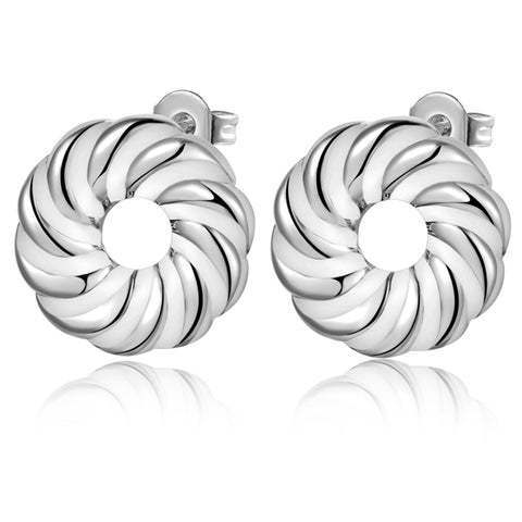 White Gold Earrings LSR341