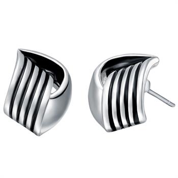 White Gold Earrings LSR375