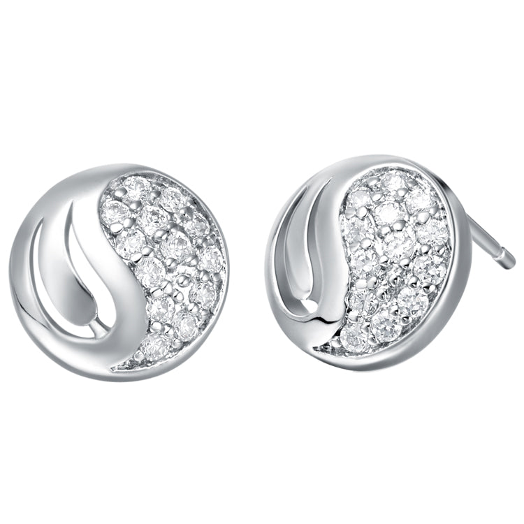 White Gold Earrings LSR380