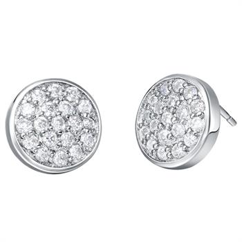 White Gold Earrings LSR388