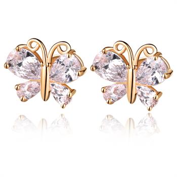 Rose Gold Earrings LSR436