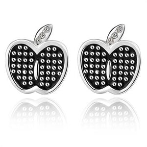 White Gold Plated Earrings LSR441