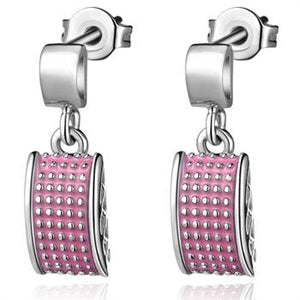 White Gold Plated Earrings LSR443