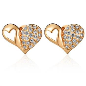 Rose Gold Earrings LSR452