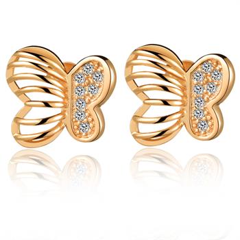 Rose Gold Earrings LSR456