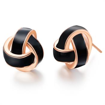 Rose Gold Earrings LSR472