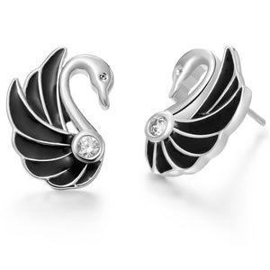 White Gold Plated Earrings LSR480