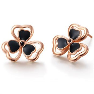 Rose Gold Earrings LSR481