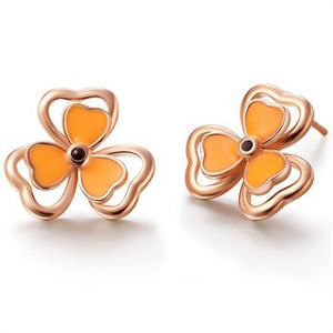 Rose Gold Earrings LSR483