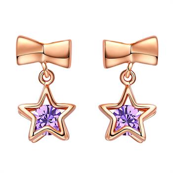 Rose Gold Earrings LSR503