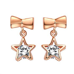 Rose Gold Earrings LSR505