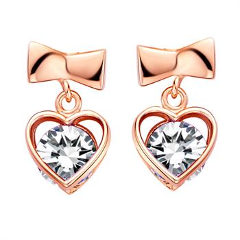 Rose Gold Earrings LSR511