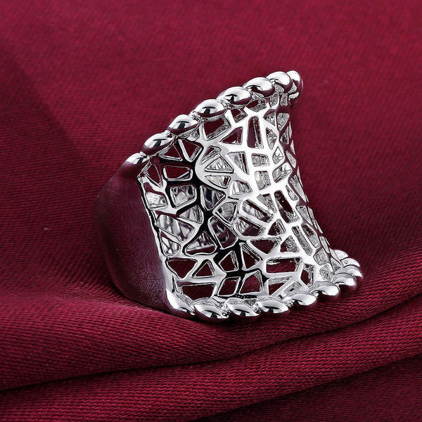 Lucky Silver - Silver Designer Wed Ring - LOCAL STOCK