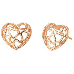 Rose Gold Earrings LSR557