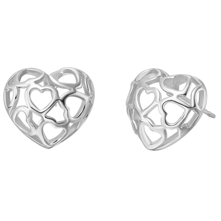 White Gold Earrings LSR558