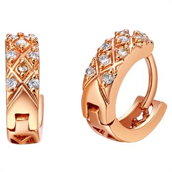 Rose Gold Earrings LSR565