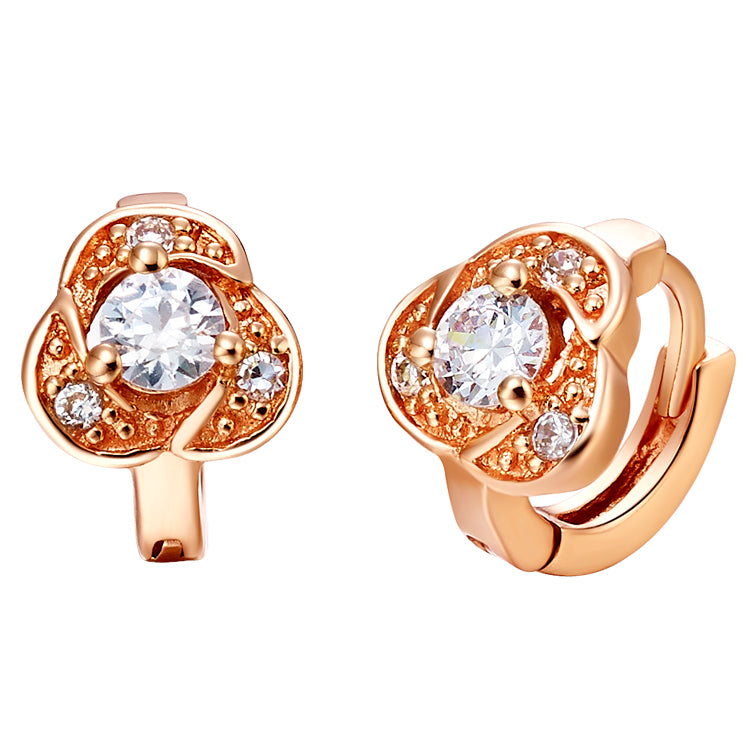 Rose Gold Earrings LSR569