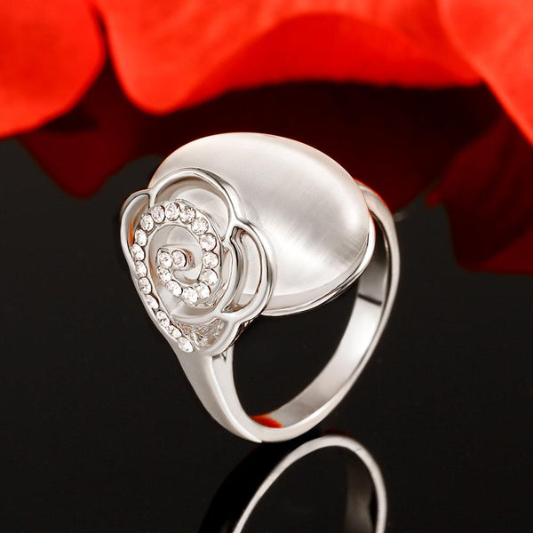 White Gold Ring LSR623