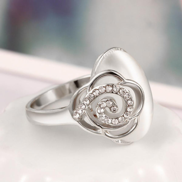 White Gold Ring LSR623