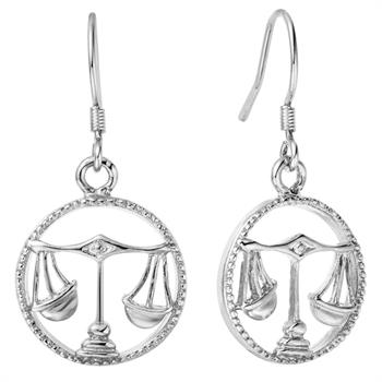 White Gold Plated Earrings LSR683