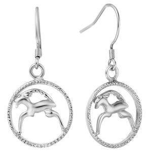 White Gold Plated Earrings LSR689