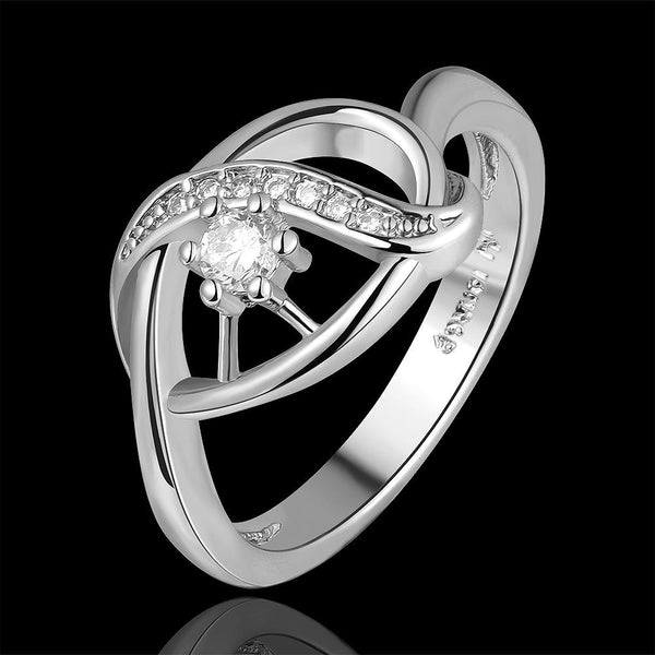 White Gold Ring LSR690-C