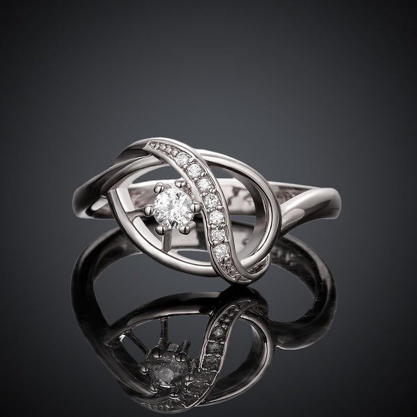 White Gold Ring LSR690-C