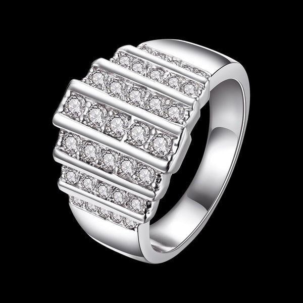 White Gold Ring LSR709-C