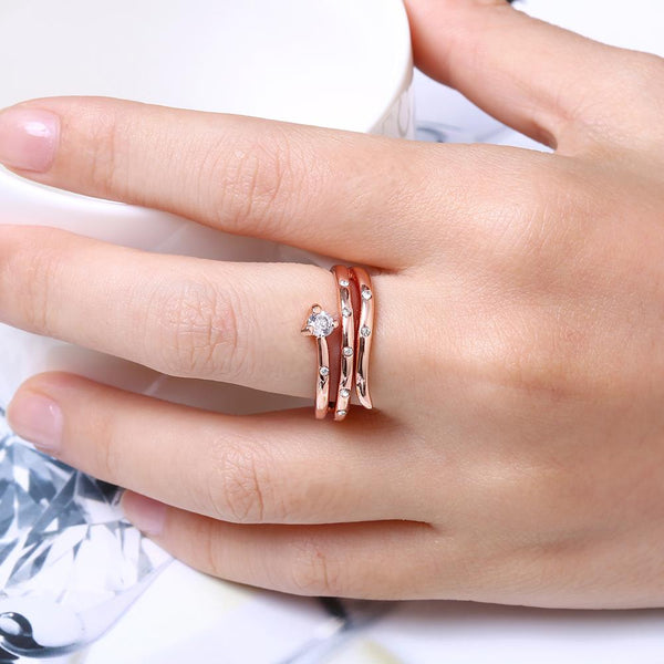 Rose Gold Ring LSR712-A