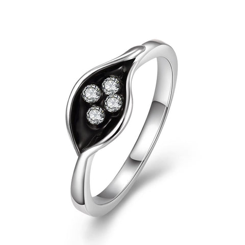 White Gold Ring LSR716-C