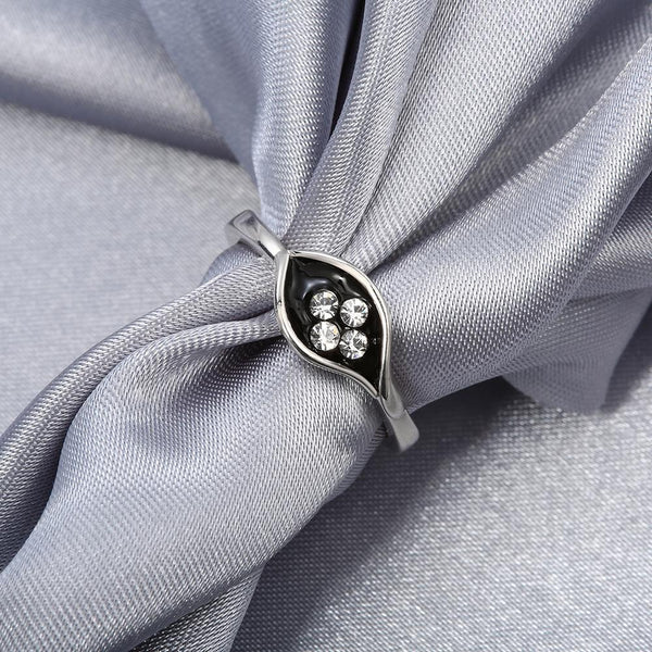 White Gold Ring LSR716-C