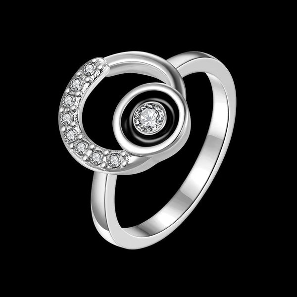 White Gold Ring LSR717-C