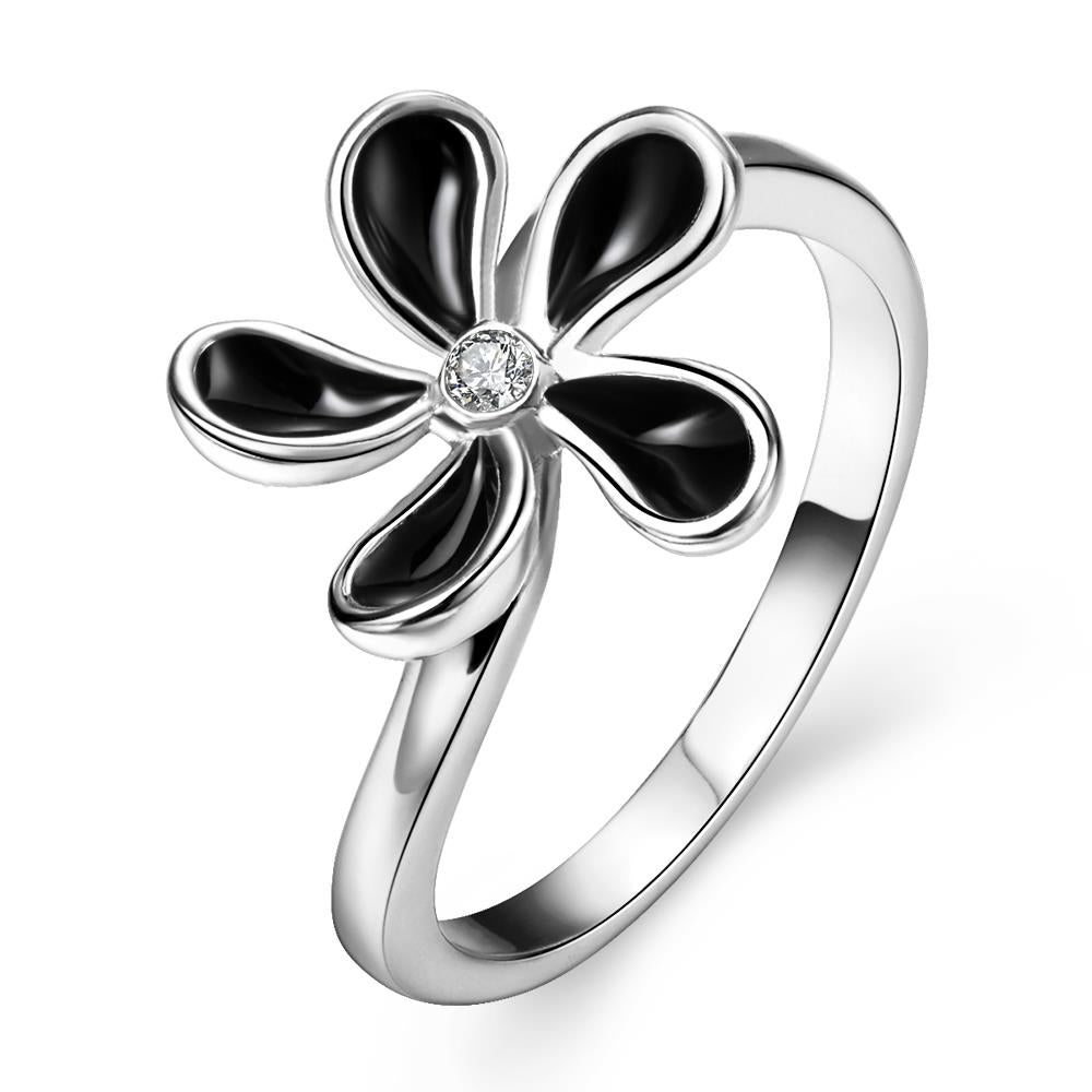 White Gold Ring LSR719-C